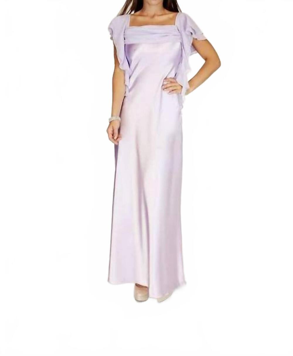 NEW LAST DRESS moonlit amethyst bridesmaid dress in lilac